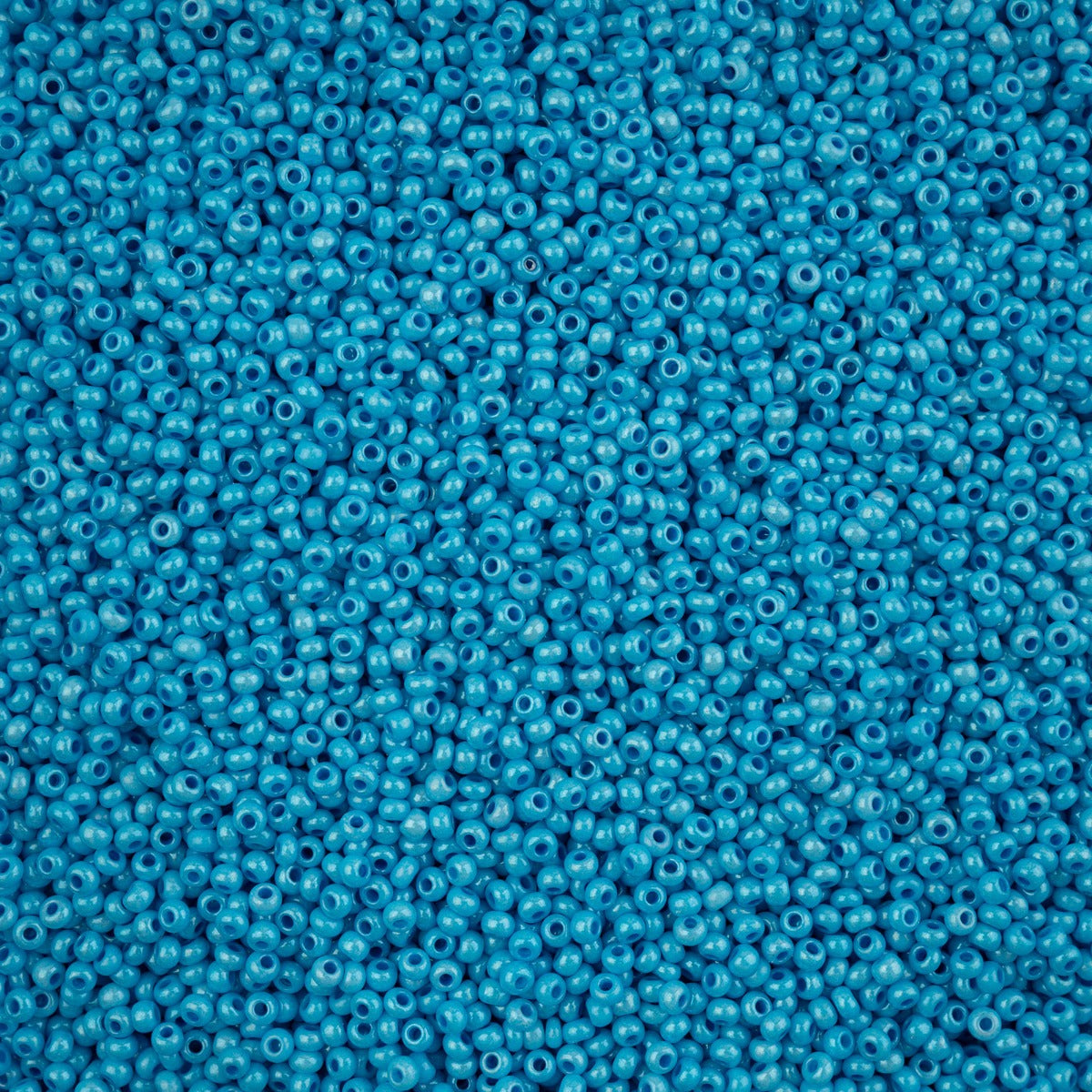 Czech Seed Bead 11/0 Vial Bright Blue Chalk sfinx Terra Dyed apx22g