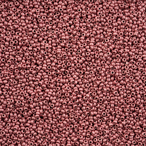 Czech Seed Bead 11/0 Vial Violet Orchid Terra Metallic Matte