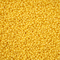 Czech Seed Bead 11/0 Vial Yellow Chalk Dyed Solgel