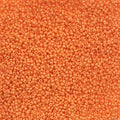 Czech Seed Bead 11/0 Vial Orange Chalk Dyed Solgel