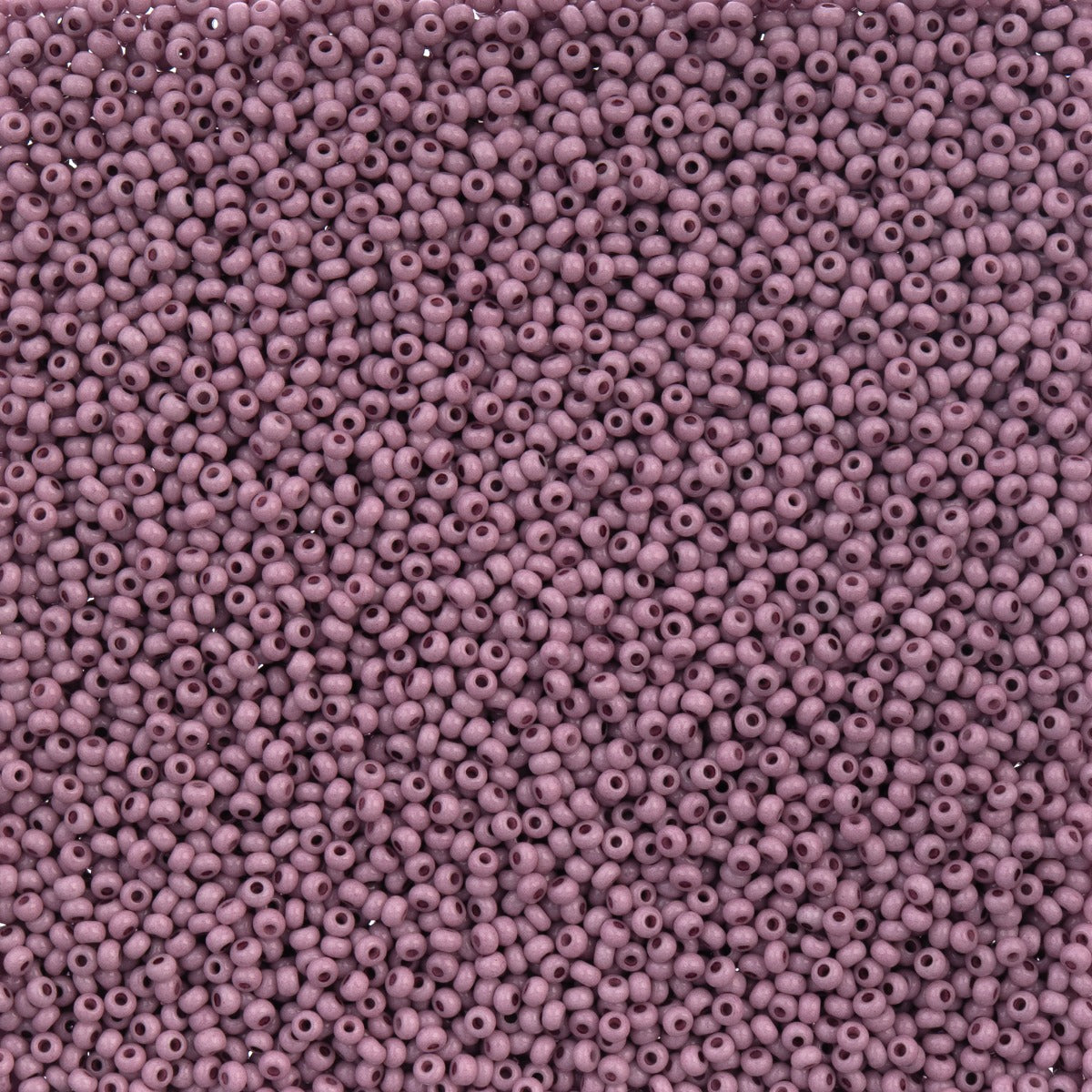 Czech Seed Bead 11/0 Vial Plum Chalk Dyed Solgel