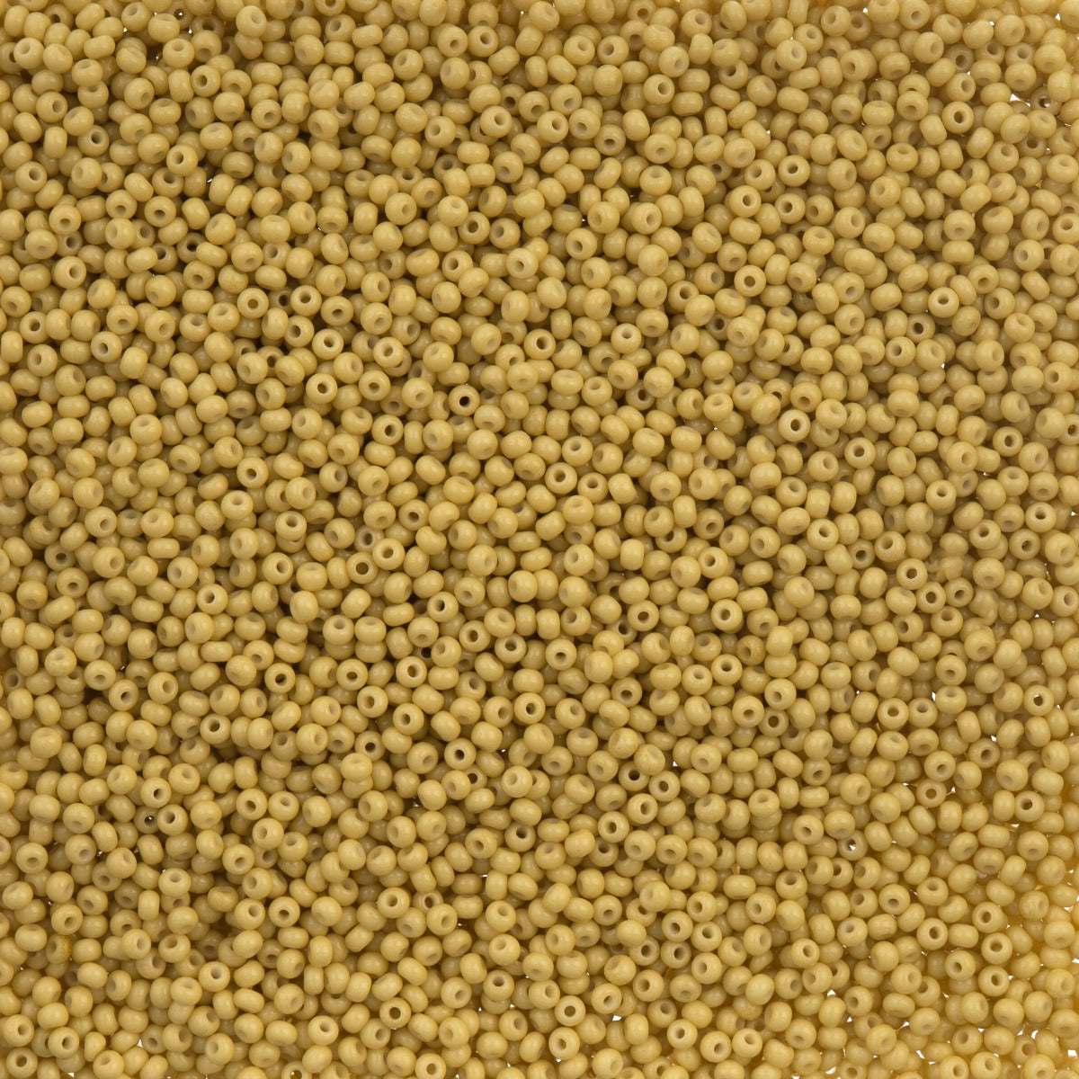Czech Seed Bead 11/0  Mustard Chalk Dyed Solgel 250g Bag