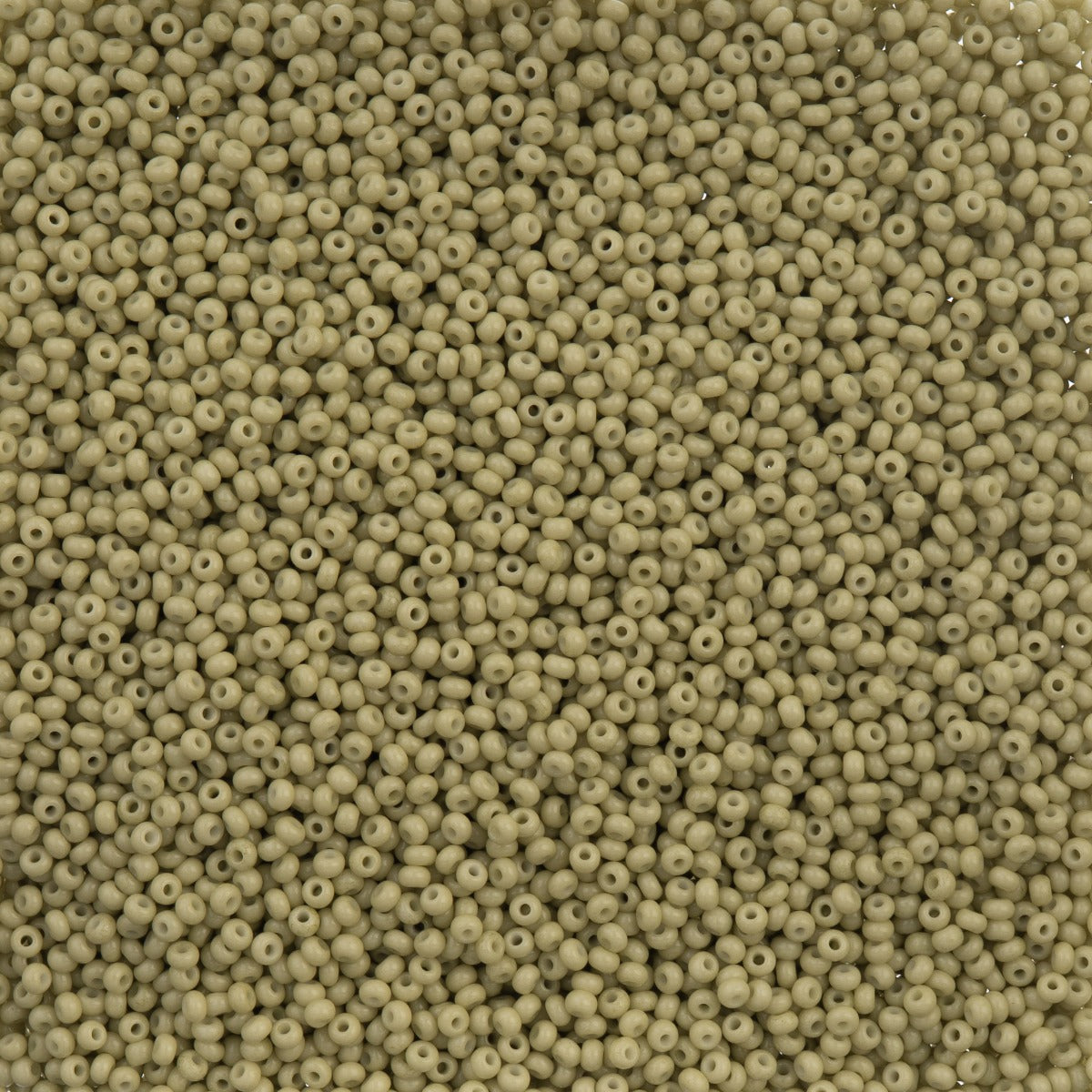 Czech Seed Bead 11/0 Vial Avocado Chalk Dyed Solgel