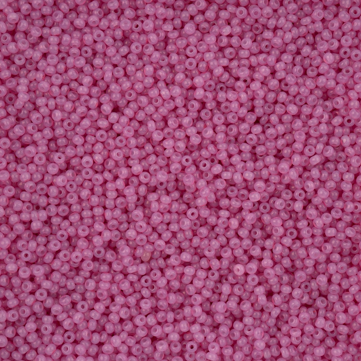 Czech Seed Bead 11/0 Alabaster Fuchsia Solgel 250g Bag