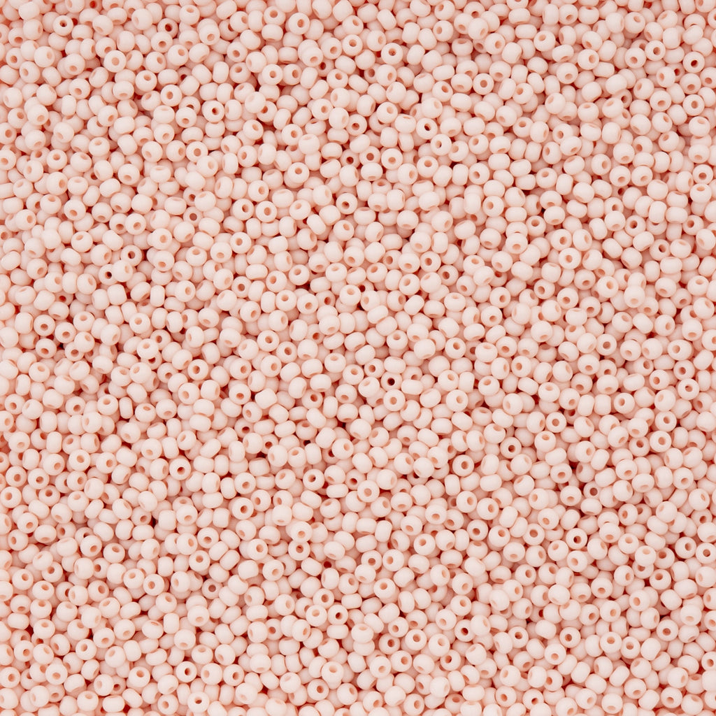 Czech Seed Bead 11/0 Vial Opaque Terra Vista Vintage Rose apx. 23g