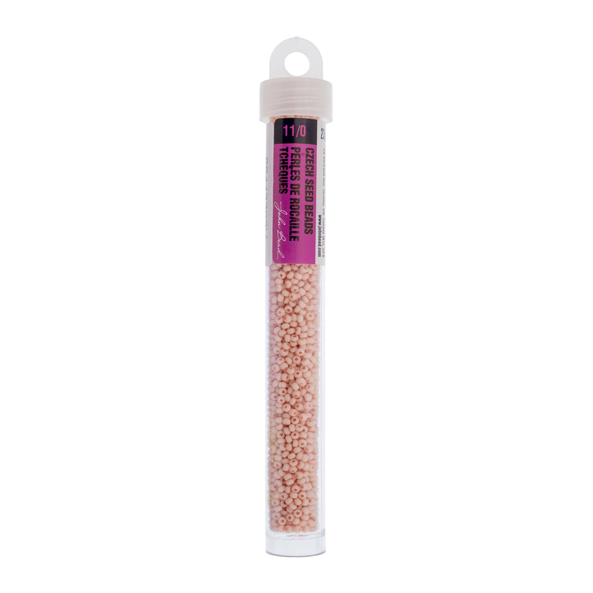 Czech Seed Bead 11/0 Vial Opaque Terra Vista Vintage Rose apx. 23g