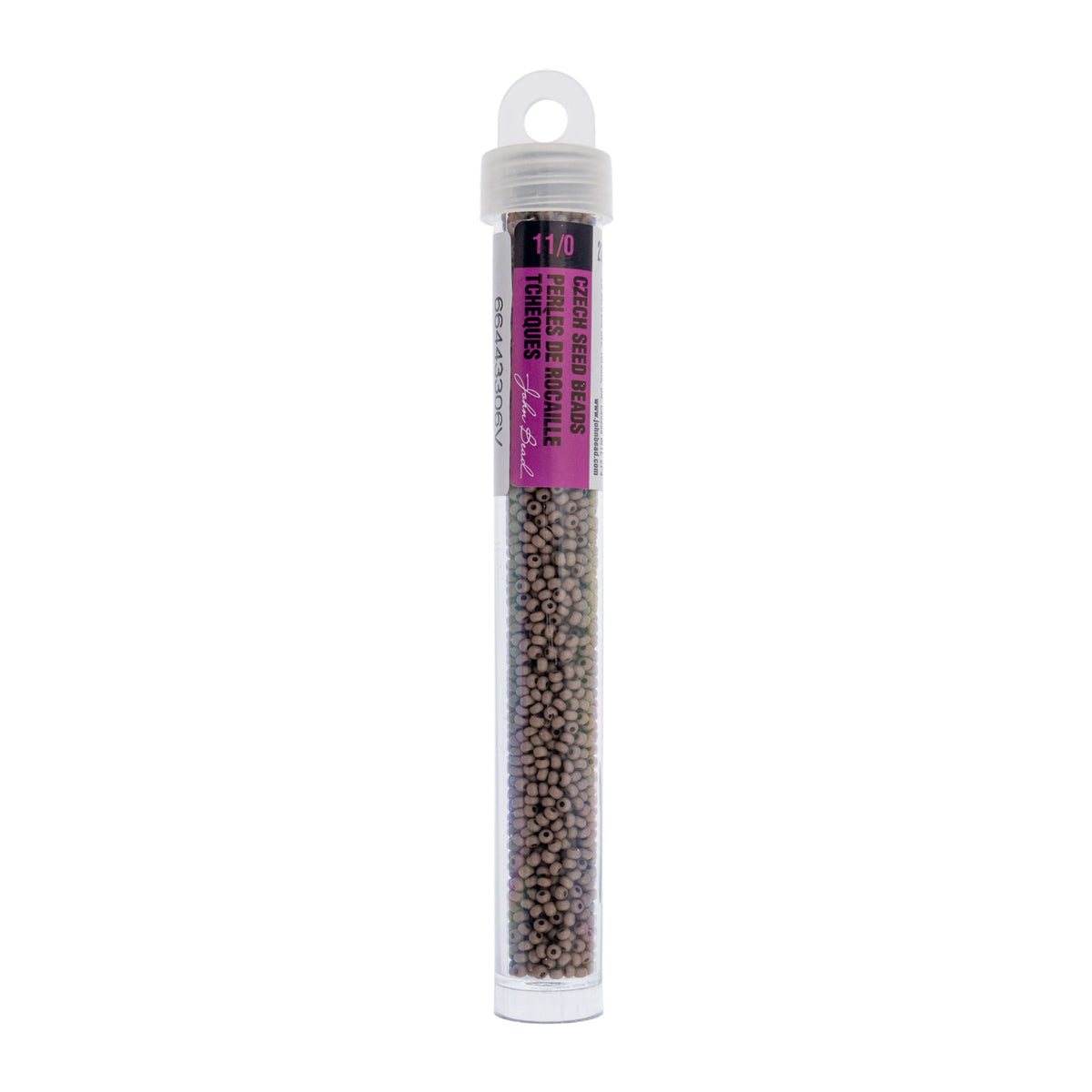 Czech Seed Bead 11/0 Vial Opaque Terra Vista Burnt Clay apx. 23g