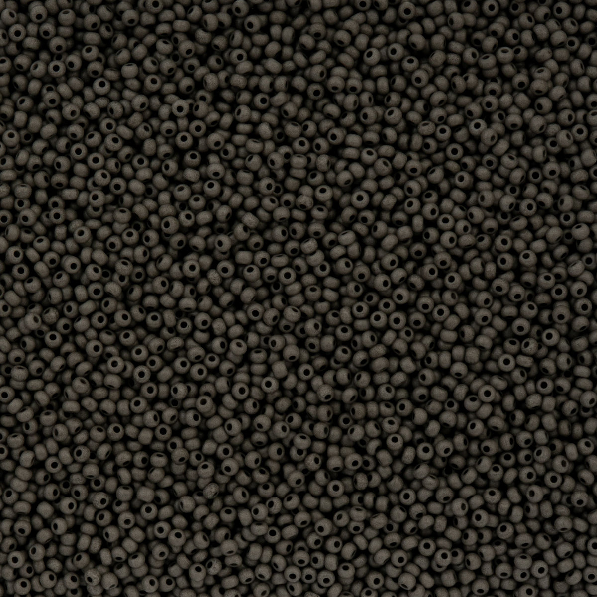 Czech Seed Bead 11/0 Vial Opaque Terra Vista Stone Grey apx. 23g
