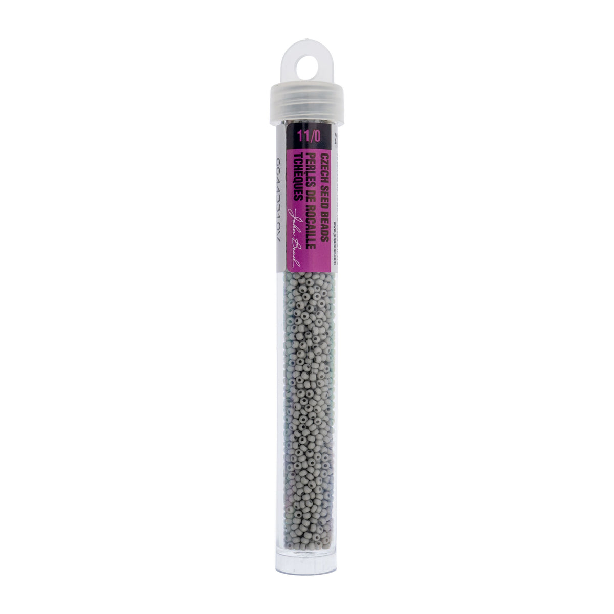 Czech Seed Bead 11/0 Vial Opaque Terra Vista Moonstone apx. 23g