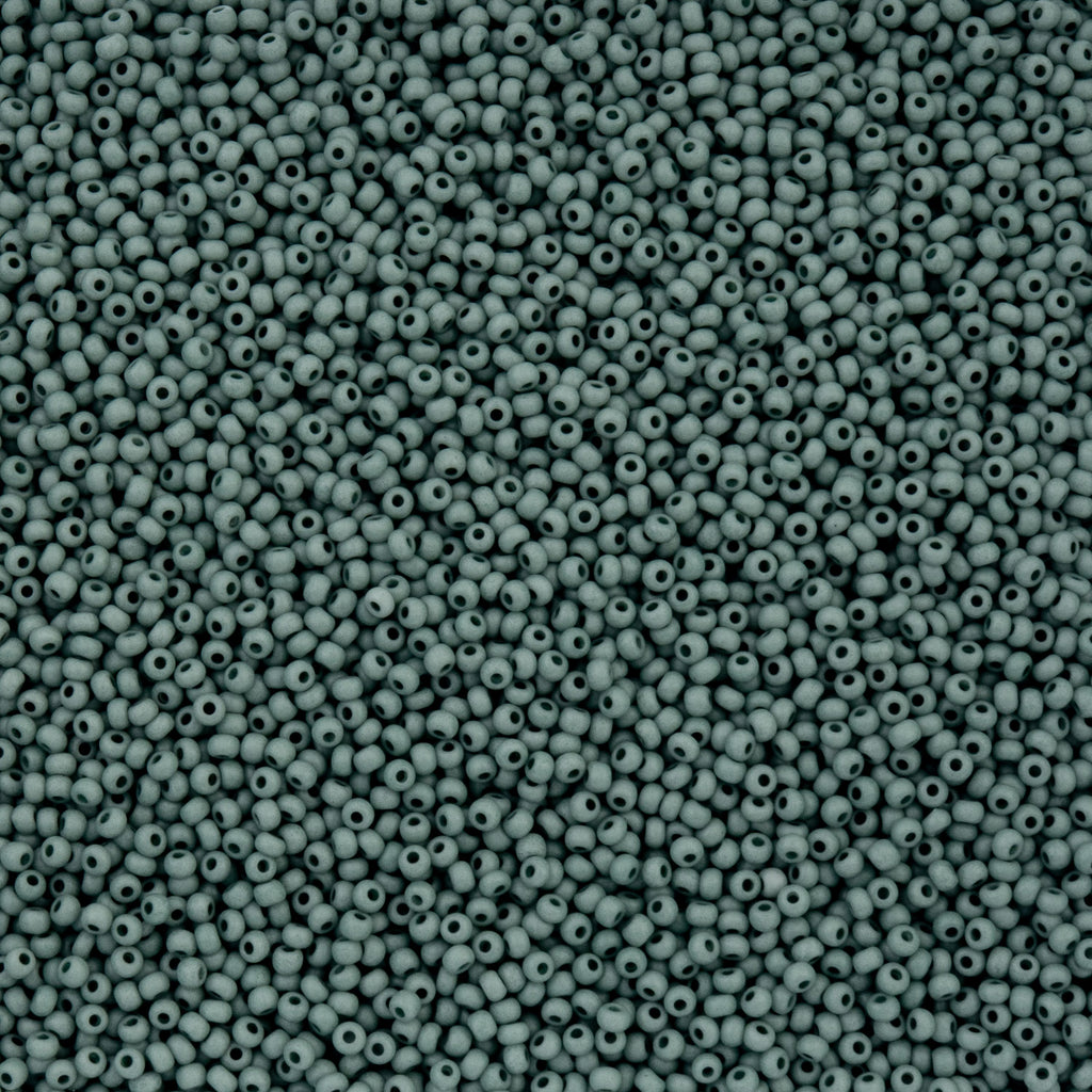 Czech Seed Bead 11/0 Vial Opaque Terra Vista Soft Thyme apx. 23g
