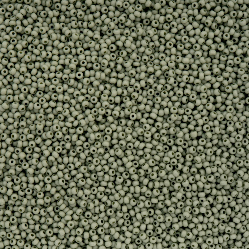 Czech Seed Bead 11/0 Vial Opaque Terra Vista Pale Eucalyptus apx. 23g