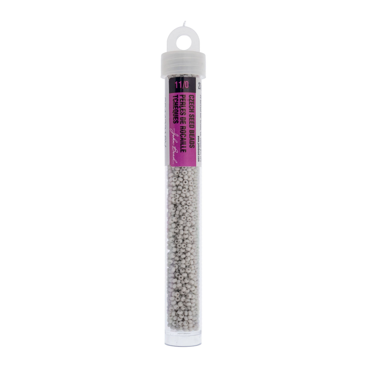 Czech Seed Bead 11/0 Vial Opaque Terra Vista Stone Dust apx. 23g