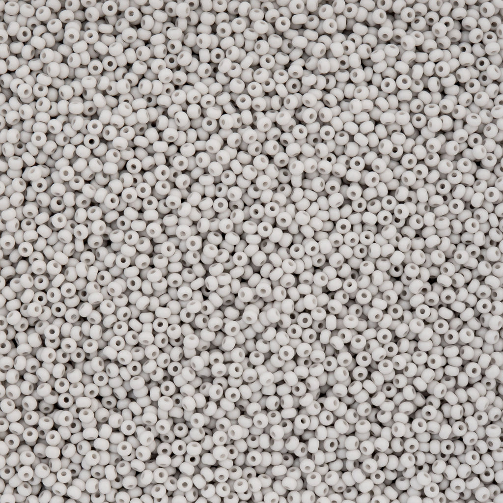 Czech Seed Bead 11/0 Vial Opaque Terra Vista Stone Dust apx. 23g
