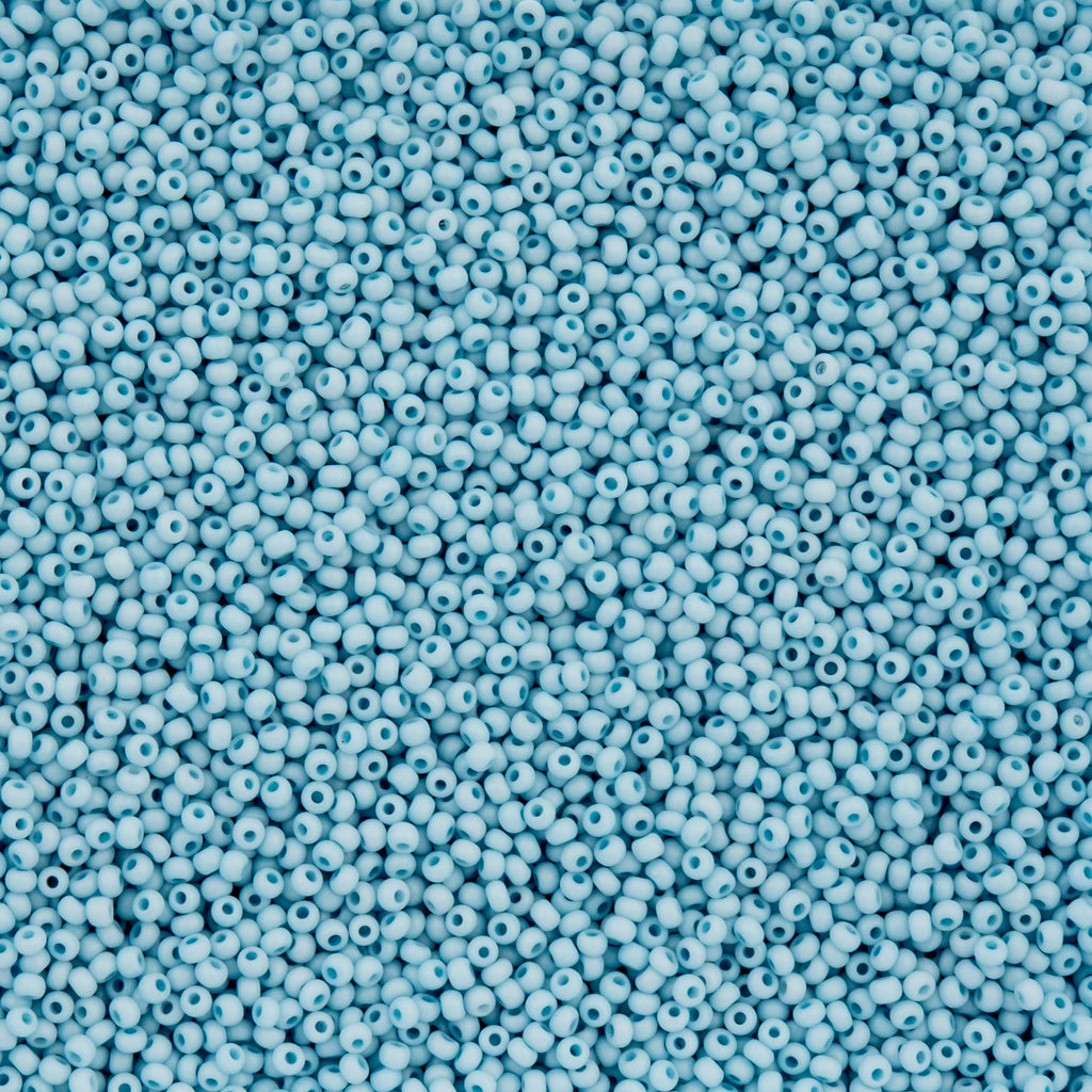 Czech Seed Bead 11/0 Vial Opaque Terra Vista Silent Blue apx. 23g