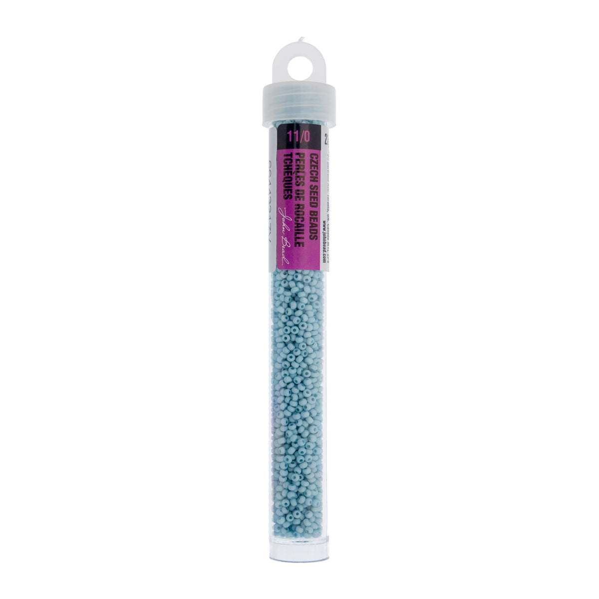Czech Seed Bead 11/0 Vial Opaque Terra Vista Silent Blue apx. 23g
