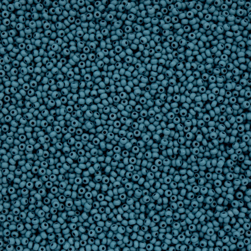 Czech Seed Bead 11/0 Vial Opaque Terra Vista Deep Sea apx. 23g