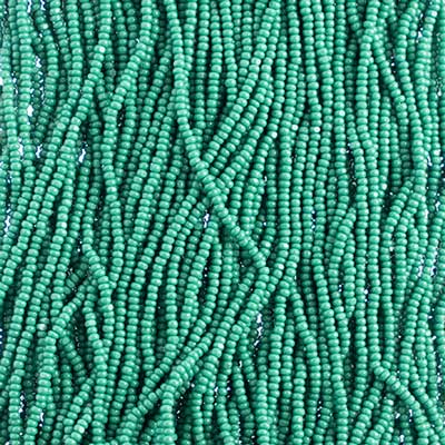Czech Seed Bead 13/0 Cut Opaque Medium/Dark Hank