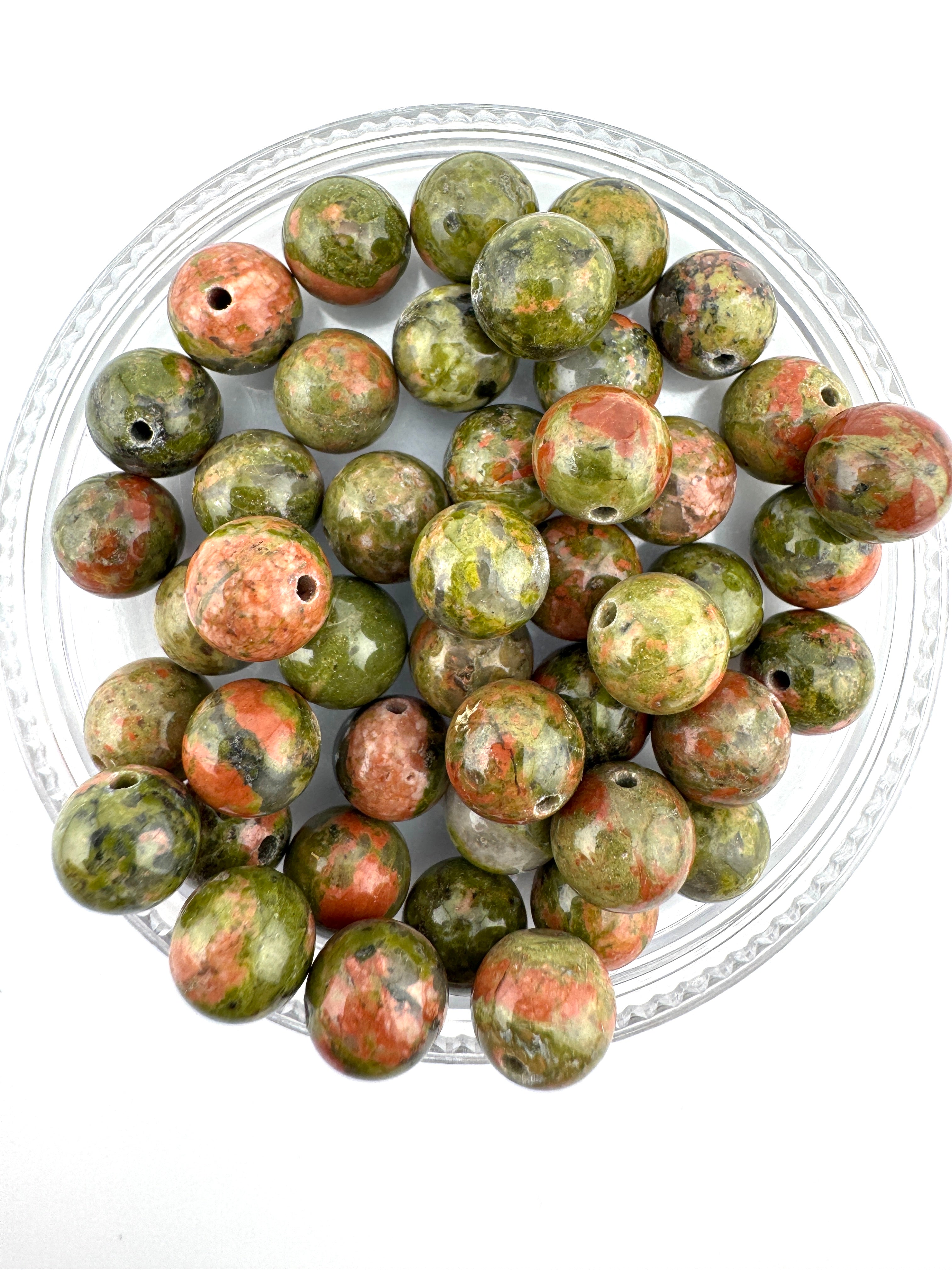 Unakite Beads Available in 4mm, 6mm, 8mm Sizes