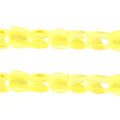 Czech Seed Bead 3Cut 10/0 Transparent Yellow Iris Strung Hank