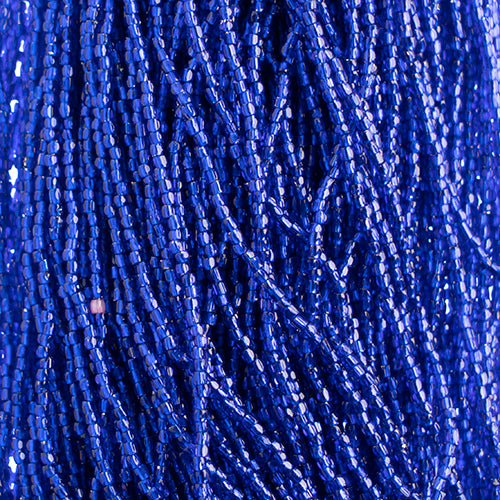 Czech Seed Bead 3Cut 10/0 S/L Royal Blue Strung Hank