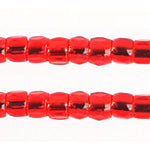 Czech Seed Bead 3Cut 10/0 S/L Red Strung Hank