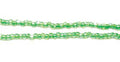 Czech Seed Bead 3Cut 10/0 Light Green Luster Strung Hank