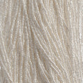 Czech Seed Bead 3Cut 10/0 Opaque White Luster Strung Hank