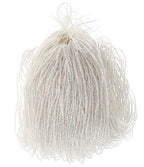 Czech Seed Beads3Cut 9/0 Opaque White Luster Strung Hank