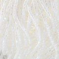 Czech Seed Beads3Cut 9/0 Opaque Pearl White Strung  Hank