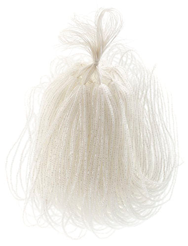 Czech Seed Beads3Cut 9/0 Opaque Pearl White Strung  Hank