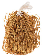 Czech Seed Beads3Cut 9/0 Opaque Gold Metallic Strung Hank