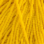 Czech Seed Beads3Cut 9/0 Opaque Golden Yellow Strung Hank