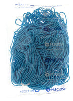 Czech Seed Beads3Cut 9/0 Opaque Light Blue Strung Hank
