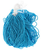 Czech Seed Beads3Cut 9/0 Opaque Light Blue Strung Hank