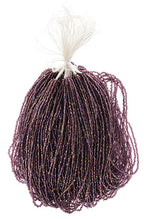 Czech Seed Beads3Cut 9/0 Transparent Amethyst AB Strung Hank