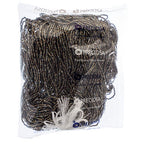 Czech Seed Beads 9/0 3Cut Opaque Brown AB Strung Hank