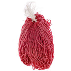 Czech Seed Beads 9/0 3Cut Opaque Light Red Luster Strung Hank