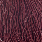 Czech Seed Beads 9/0 3Cut Opaque Dark Red Wine Strung Hank