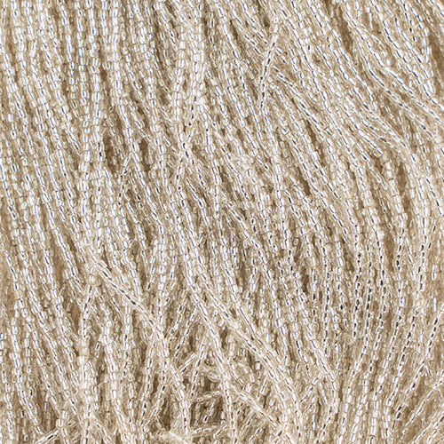 Czech Seed Beads 3Cut 12/0 Silver Lined Crystal Strung Hank