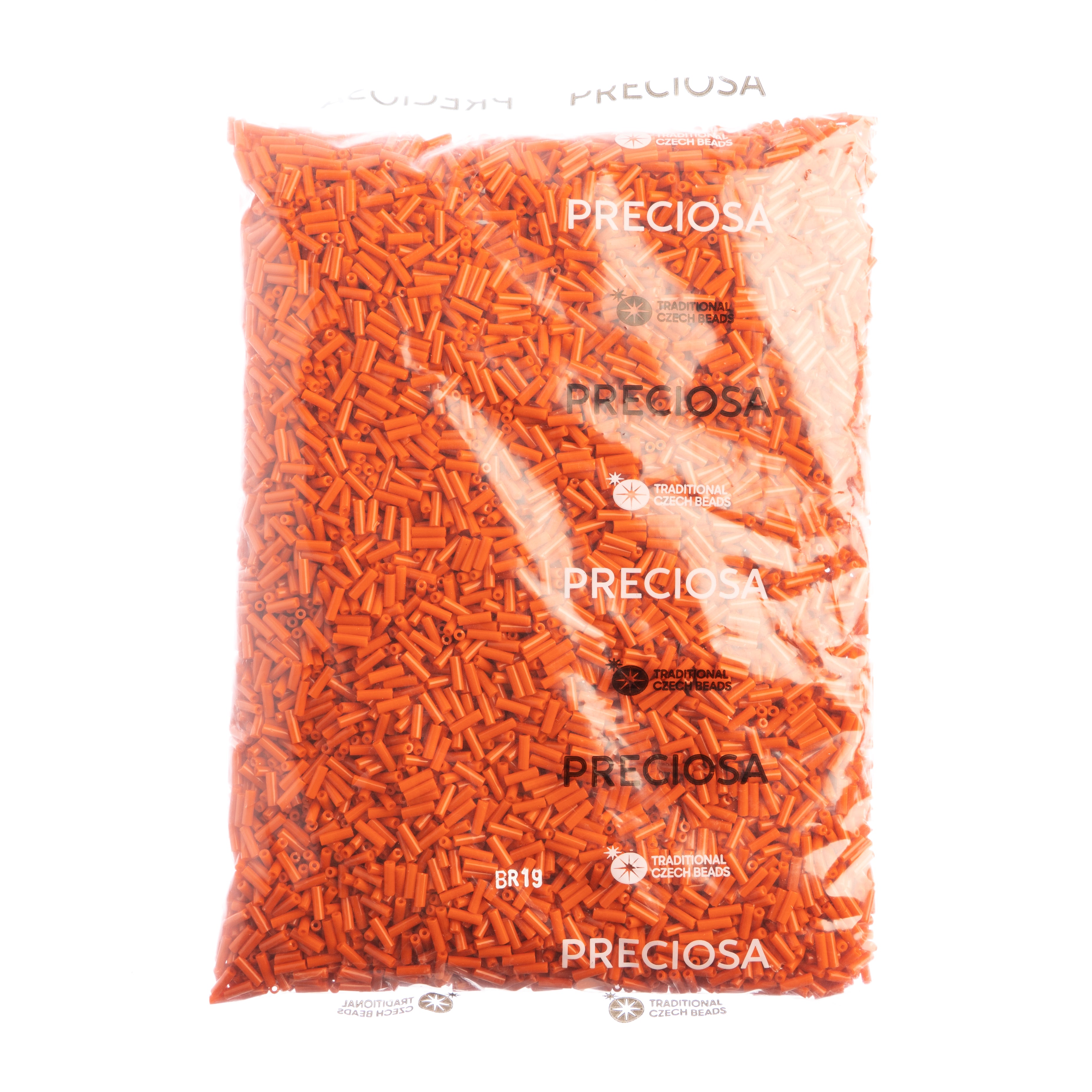 Czech Bugles #3 Opaque Orange