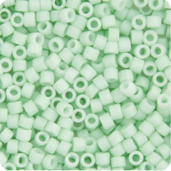 Miyuki Delica 11/0 5.2g Vial Light Green Mint Opaque Matte