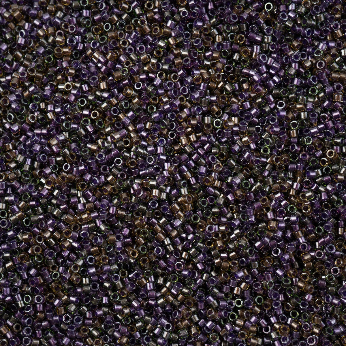 Miyuki Delica 11/0 5.2g Vial Sparkling Purple C/L Mix