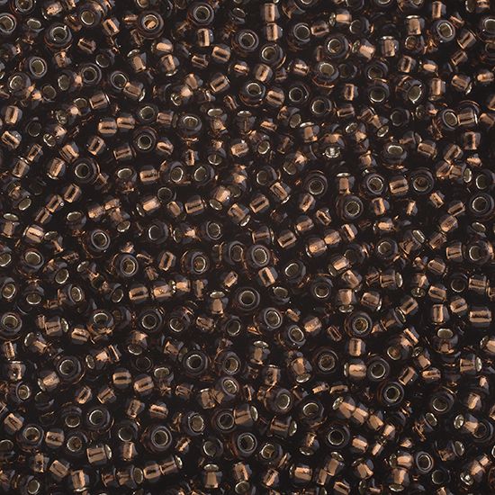 Miyuki Seed Bead 15/0 apx.22g Dark Topaz Silver Lined