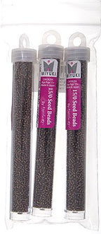 Miyuki Seed Bead 15/0 apx.22g Dark Topaz Silver Lined