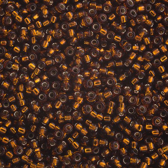 Miyuki Seed Bead 15/0 apx.22g Light Topaz Silver Lined