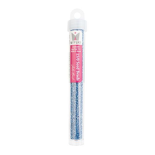 Miyuki Seed Bead apx. 22g Vial 15/0 Sapphire Silver Lined