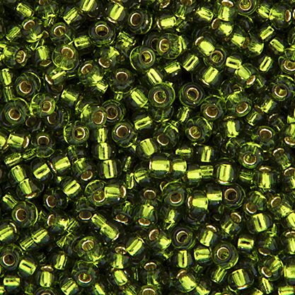 Miyuki Seed Bead 15/0 apx.22g Olive Silver Lined