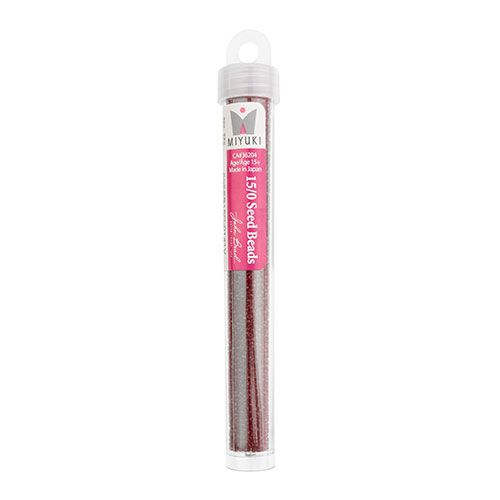 Miyuki Seed Bead apx. 22g Vial 15/0 Ruby Transparent