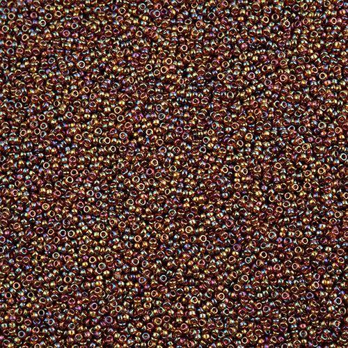 Miyuki Seed Bead apx. 22g Vial 15/0 Topaz Transparent AB