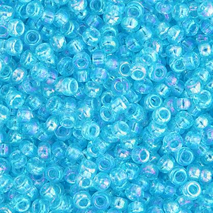 Miyuki Seed Bead 15/0 apx.22g Dark Aqua Transparent AB